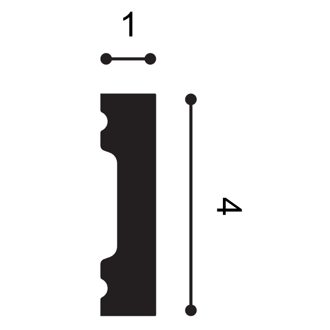 Orac Decor SX162 Listwa Ścienna