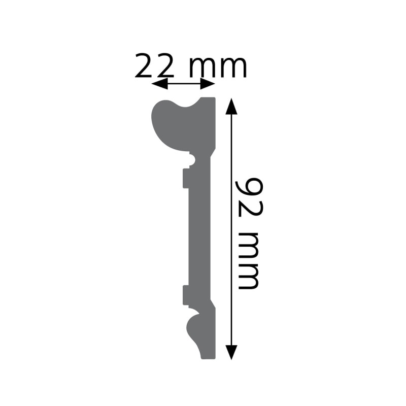 LPC 21 LISTWA NA ŚCIANĘ CREATIVA