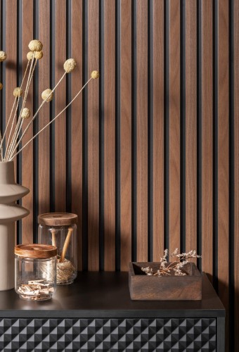 Lamele ścienne dąb ciemny 270 cm Medio Mardom Decor L0204