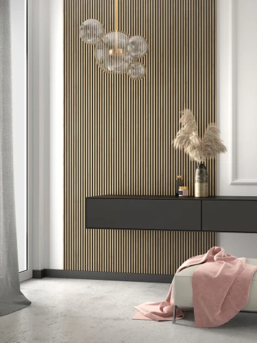 Lamele ścienne dąb naturalny 200 cm Stretto Mardom Decor L0105T