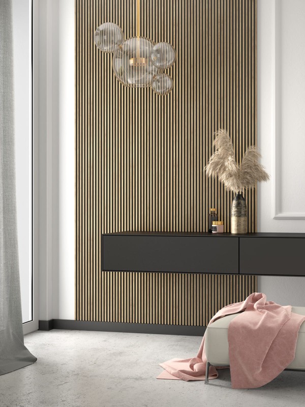 lamele-scienne-dab-naturalny-200-cm-waskie-mardom-decor-200cm-sciana