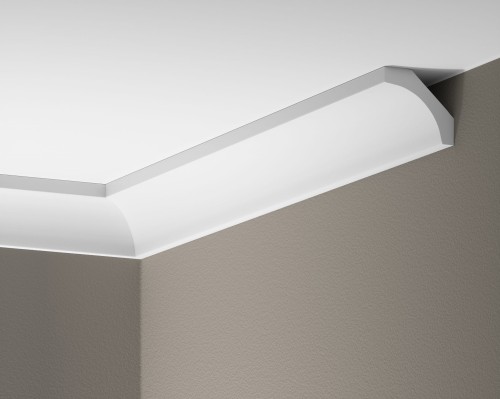 Listwa przysufitowa Creativa LGG39 gładka poliuretanowa 6,2x7 cm