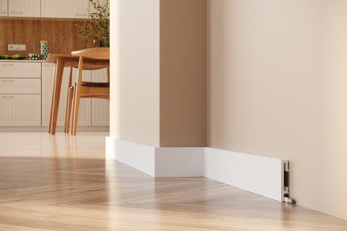 Listwa przypodłogowa biała Durofit PF081 8 cm Premium Floor