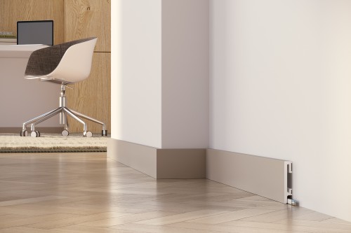 Listwa przypodłogowa PCV cappuccino Premium Floor PF081C 8 cm