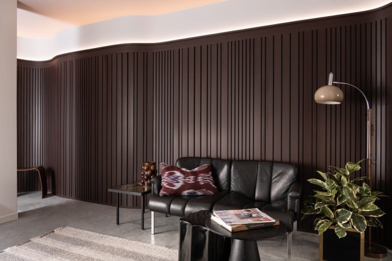 Ściana w dekoracyjnych lamelach Orac Decor