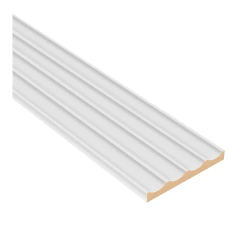Panel ryflowany wklęsły  MDF - Biały