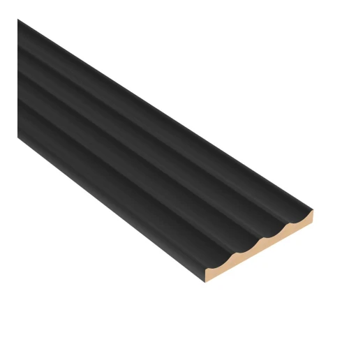 Panel ryflowany wklęsły  MDF - Czarny