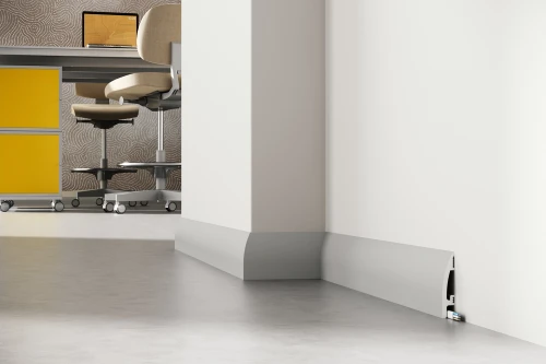 Listwa przypodłogowa Durofit PF083G szara 8 cm Premium Floor