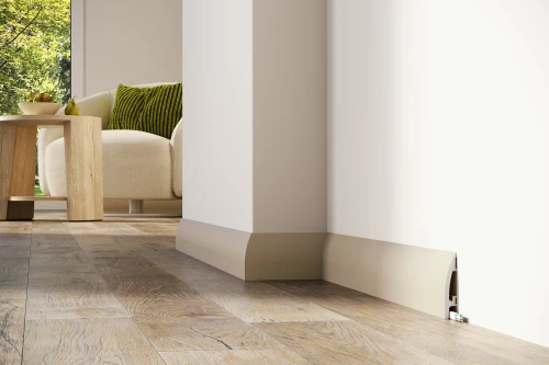 Listwa przypodłogowa Durofit PF083C cappuccino 8 cm Premium Floor