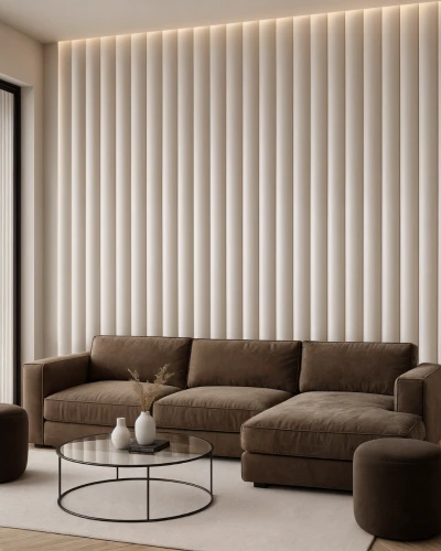Panel ścienny gipsowy Rubio I Fostilo 135 cm - ryflowany relief
