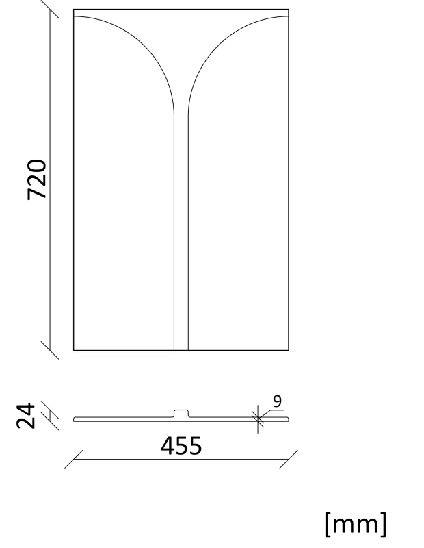 panel-scienny-gipsowy-verto-fostilo-rysunek-techniczny